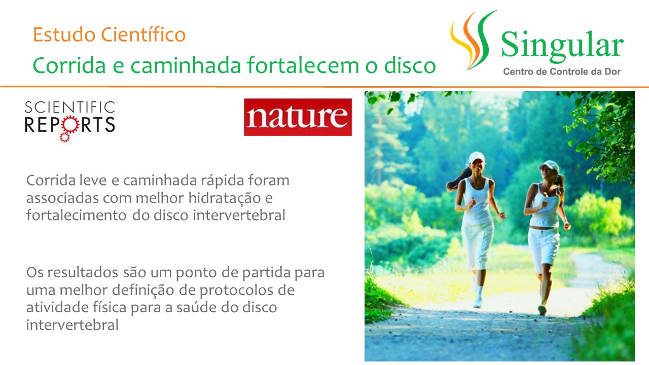 corrida e caminhada fortalecem o disco